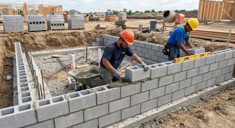Cinder Blocks Installation in Boston, MA
